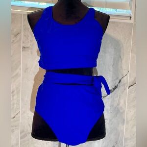NWOT Royal Blue Women’s 2 piece Bikini Size XL
